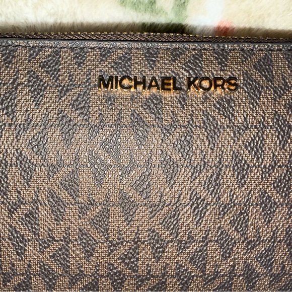 Michael Kors Brown Wristlet - Picture 2 of 7